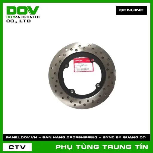ĐĨA PHANH SAU | 43251-K87-A00 | HONDA (REBEL 300, REBEL 500) — 43251K87A00