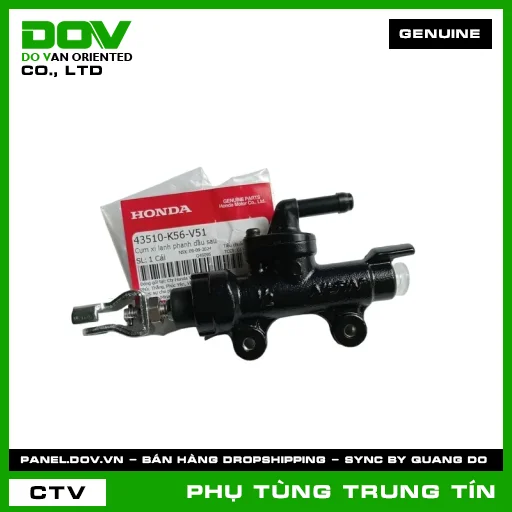 CỤM XI LANH PHANH DẦU SAU | 43510-K56-V51 | HONDA (WINNER R, WINNER X) — 43510K56V51