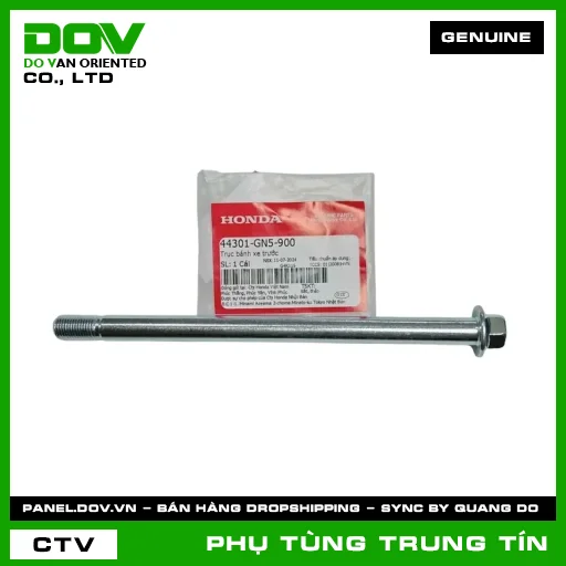 TRỤC BÁNH XE TRƯỚC | 44301-GN5-900 | HONDA (CLICK 110) — 44301GN5900