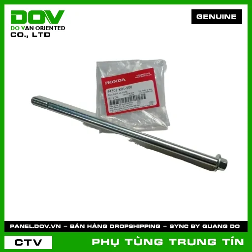 TRỤC BÁNH XE TRƯỚC | 44301-K01-900 | HONDA (SH 125/150, SH 125/160, SUPER CUB C125) — 44301K01900