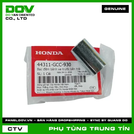 BẠC ĐỆM BÁNH XE TRƯỚC BÊN TRÁI | 44311-GCC-930 | HONDA (ICON E, LEAD 110, LEAD 125) — 44311GCC930