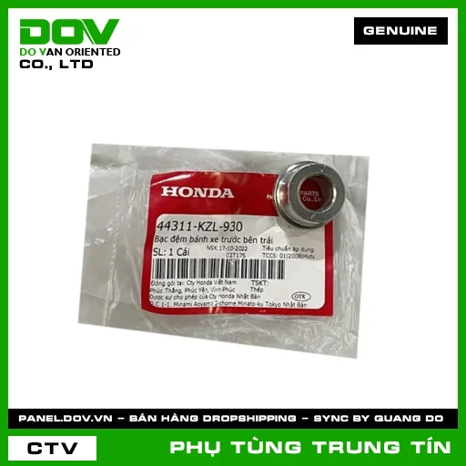 BẠC ĐỆM BÁNH XE TRƯỚC BÊN TRÁI | 44311-KZL-930 | HONDA (VISION 110) — 44311KZL930