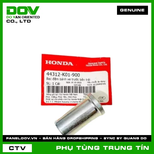 BẠC ĐỆM BÁNH XE TRƯỚC BÊN TRÁI | 44312-K01-900 | HONDA (SH 125/150) — 44312K01900