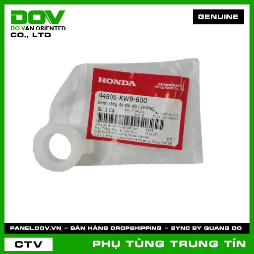 BÁNH RĂNG ĐO TỐC ĐỘ (19RĂNG) | 44806-KWB-600 | HONDA (BLADE 110, FUTURE 125, WAVE ALPHA, WAVE RSX 110) — 44806KWB600