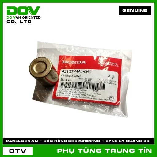 PÍT TÔNG A 22X27 | 45107-MAJ-G41 | HONDA (PCX, PCX 125, SH 125/150, SH 125/160, SH MODE) — 45107MAJG41
