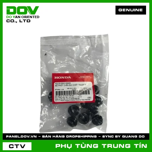 BỘ PHỚT CHẮN BỤI CHỐT TRƯỢT B | 45133-MA3-006SS | HONDA (AFRICA TWIN CRF1100, CB1000R, CB500, CB500FAR, CB500F, CB500X, REBEL 500, CB650R, GOLD WING, TRANSALP XL 750, CB650F, CBR1000RR, MONKEY) — 45133MA3006SS