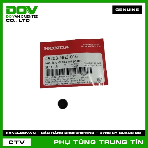 NẮP ỐC CHỐT TREO MÁ PHANH | 45203-MG3-016 | HONDA (CB250 NIGHTHAWK, LEAD 110, SH 125/150, SH 125/160, SH 350, WAVE ALPHA) — 45203MG3016