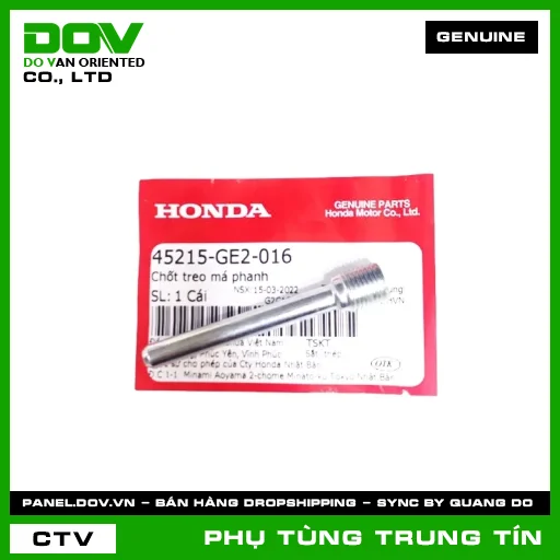 Chốt treo má phanh | 45215-GE2-016 | HONDA (WAVE ALPHA) — 45215GE2016