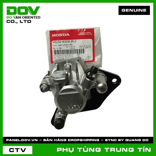 CỤM NGÀM PHANH DẦU | 45250-KWW-B12 | HONDA (BLADE 110, FUTURE 125, WAVE RSX 110, WINNER X) — 45250KWWB12