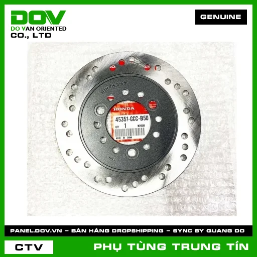 ĐĨA PHANH TRƯỚC TRÁI | 45351-GCC-B50 | HONDA (LEAD 110) — 45351GCCB50