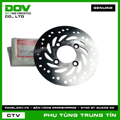 ĐĨA PHANH TRƯỚC | 45351-K12-900 | HONDA (LEAD 125) — 45351K12900