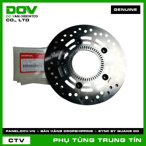 ĐĨA PHANH TRƯỚC | 45351-K2Z-V01 | HONDA (AIR BLADE 125/160) — 45351K2ZV01