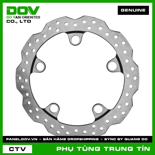 ĐĨA PHANH TRƯỚC TRÁI | 45351-MKP-DN1 | HONDA (CB500F, CBR500R, NX500) — 45351MKPDN1