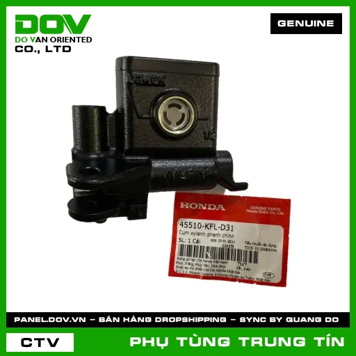 CỤM XYLANH PHANH CHÍNH | 45510-KFL-D31 | HONDA (AIR BLADE 110, CLICK 110, FUTURE NEO, WAVE ALPHA) — 45510KFLD31