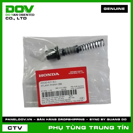 XYLANH PHANH CBS | 45530-KVY-911 | HONDA (AIR BLADE 110, AIR BLADE 125, BLADE 110, FUTURE 125, PCX, PCX 125, PCX 125/150, SH MODE, VISION 110, WAVE RSX 110) — 45530KVY911