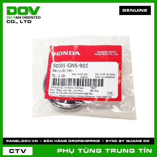 BÁT PHUỐC TRÊN | 50301-GN5-901 | HONDA (ADV350, AIR BLADE 110, AIR BLADE 125, AIR BLADE 125/150, AIR BLADE 125/160, BLADE 110, CLICK 110, DREAM 110, FUTURE 125, FUTURE NEO, LEAD 125, PCX, PCX 125, PCX 125/150, PCX 160, SH 125/150, SH 125/160, SH 350, SH MODE, SUPER CUB C125, SUPER DREAM, VARIO 160, VISION 110, WAVE 100, WAVE ALPHA, WAVE ALPHA 110, WAVE RSX 110, WINNER 150, WINNER R, WINNER X) — 50301GN5901