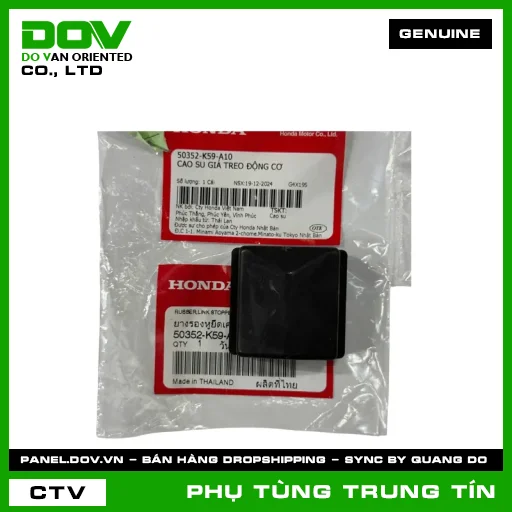 CAO SU GIÁ TREO ĐỘNG CƠ | 50352-K59-A10 | HONDA — 50352K59A10