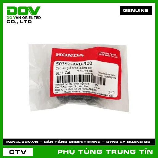 CAO SU GIÁ TREO ĐỘNG CƠ | 50352-KVB-900 | HONDA (AIR BLADE 110, CLICK 110, SH 125/150) — 50352KVB900