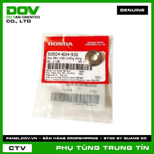 BẠC ĐỆM CHÂN CHỐNG ĐỨNG | 50504-K04-930 | HONDA (ADV350, SH 350) — 50504K04930