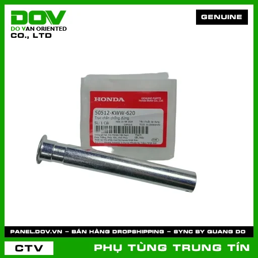 TRỤC CHÂN CHỐNG ĐỨNG | 50512-KWW-620 | HONDA (BLADE 110, DREAM 110, FUTURE 125, SUPER CUB C125, WAVE ALPHA 110, WAVE RSX 110) — 50512KWW620