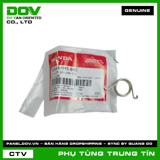 LÒ XO HỒI GÁC CHÂN TRÁI | 50644-445-840 | HONDA (CB300R, CB500F, CB500X, CB650R, CBR150R, CBR500R, CBR650R, MSX 125, NX500, REBEL 1100, WINNER R, WINNER X) — 50644445840