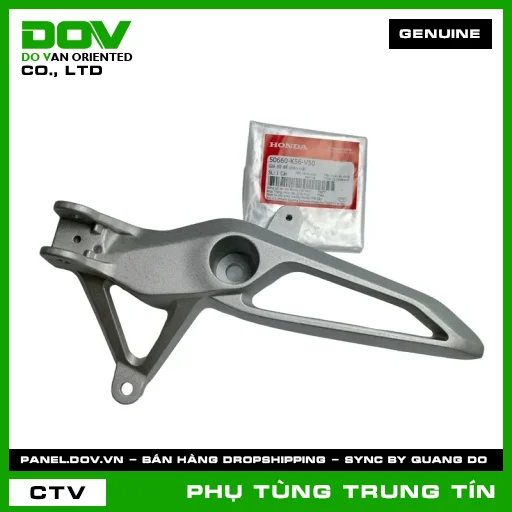 GIÁ ĐỠ ĐỂ CHÂN TRÁI | 50660-K56-V50 | HONDA (WINNER R, WINNER X) — 50660K56V50