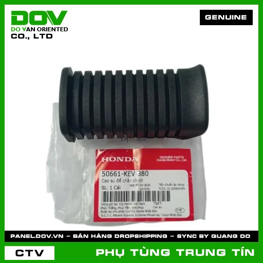 CAO SU ĐỂ CHÂN CHÍNH | 50661-KEV-880 | HONDA — 50661KEV880