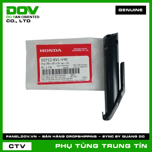 ỐNG ĐỆM ĐỂ CHÂN SAU TRÁI | 50712-KVL-V40 | HONDA (WAVE 100, WAVE ALPHA) — 50712KVLV40