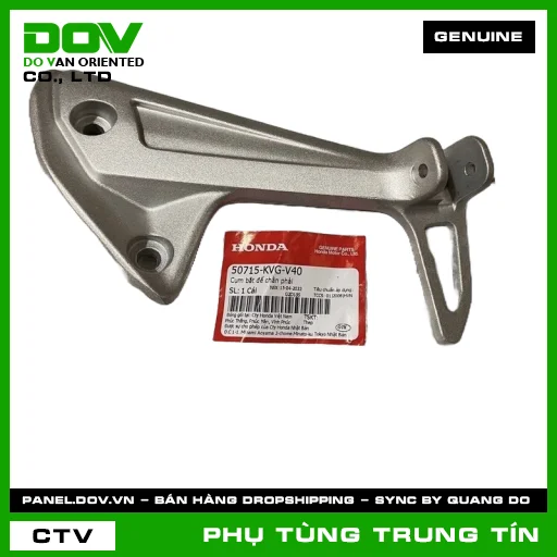 CỤM BẮT ĐỂ CHÂN PHẢI | 50715-KVG-V40 | HONDA (AIR BLADE 110) — 50715KVGV40