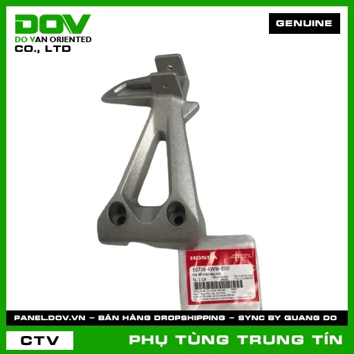 GIÁ ĐỂ CHÂN SAU TRÁI | 50716-KWW-E00 | HONDA (BLADE 110, WAVE ALPHA 110, WAVE RSX 110) — 50716KWWE00