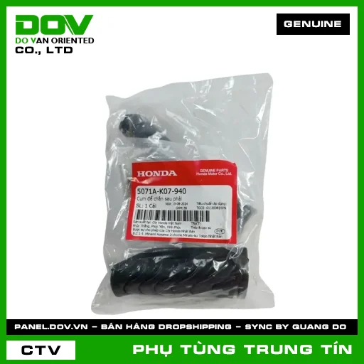 CỤM ĐỂ CHÂN SAU PHẢI | 5071A-K07-940 | HONDA — 5071AK07940