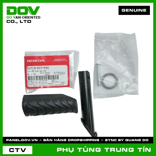 CỤM ĐỂ CHÂN SAU TRÁI | 5071B-K07-940 | HONDA — 5071BK07940