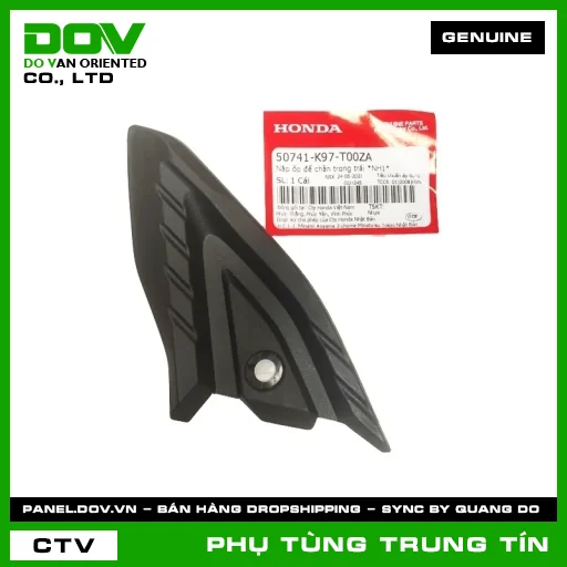 NẮP ỐP ĐỂ CHÂN TRONG TRÁI *NH1* | 50741-K97-T00ZA | HONDA (PCX, PCX 125/150) — 50741K97T00ZA