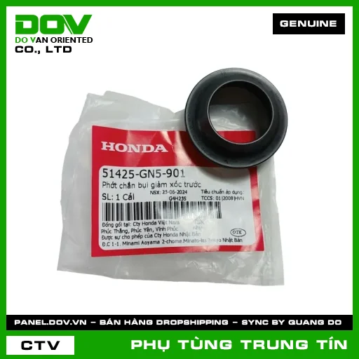 PHỚT CHẮN BỤI GIẢM XÓC TRƯỚC | 51425-GN5-901 | HONDA (AIR BLADE 110, AIR BLADE 125, BLADE 110, CLICK 110, DREAM 110, FUTURE 125, FUTURE NEO, SUPER CUB C125, SUPER DREAM, VARIO 160, VISION 110, WAVE 100, WAVE ALPHA, WAVE ALPHA 110, WAVE RSX 110) — 51425GN5901