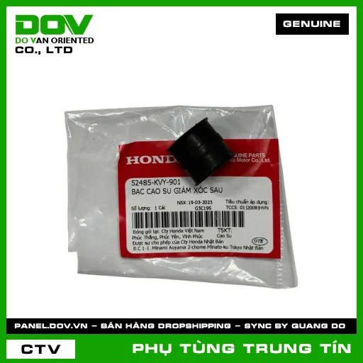 BẠC CAO SU GIẢM XÓC SAU | 52485-KVY-901 | HONDA (AIR BLADE 110, AIR BLADE 125, BLADE 110, FUTURE 125, ICON E, PCX, PCX 125, PCX 125/150, PCX 160, VARIO 160, VISION 110, WAVE ALPHA 110, WAVE RSX 110) — 52485KVY901