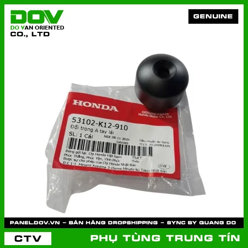 ĐỐI TRỌNG A TAY LÁI | 53102-K12-910 | HONDA (WINNER 150, WINNER R, WINNER X) — 53102K12910
