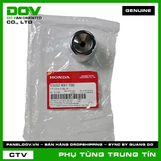 ĐỐI TRỌNG A TAY LÁI | 53102-K97-T00 | HONDA (PCX, PCX 125/150, PCX 160, SH 350) — 53102K97T00