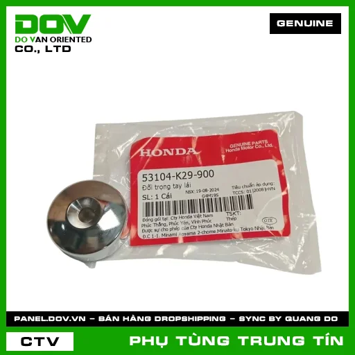 ĐỐI TRỌNG TAY LÁI | 53104-K29-900 | HONDA (SH MODE) — 53104K29900