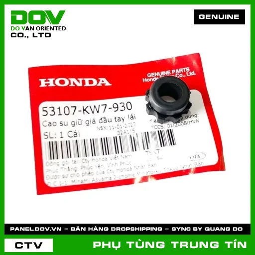 CAO SU GIỮ GIÁ ĐẦU TAY LÁI | 53107-KW7-930 | HONDA (BLADE 110, WAVE ALPHA, WAVE ALPHA 110, WAVE RSX 110) — 53107KW7930