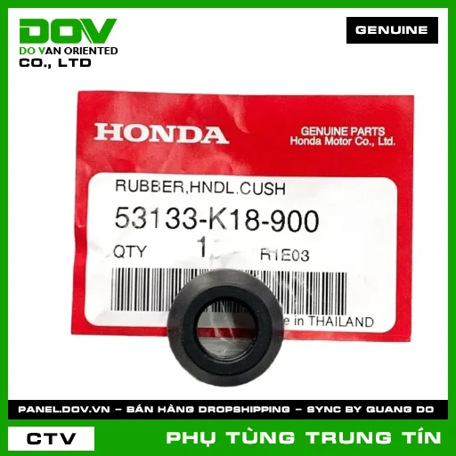 ĐỆM CAO SU TAY LÁI BÊN | 53133-K18-900 | HONDA (REBEL 300, REBEL 500) — 53133K18900