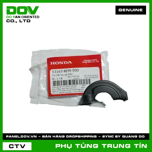 GIÁ BẮT TAY GA TRÊN | 53167-KFM-900 | HONDA (AIR BLADE 110, AIR BLADE 125, BLADE 110, CLICK 110, DREAM 110, FUTURE NEO, LEAD 110, LEAD 125, SH 125/150, SH MODE, VISION 110, WAVE 100, WAVE ALPHA, WAVE ALPHA 110, WAVE RSX 110) — 53167KFM900