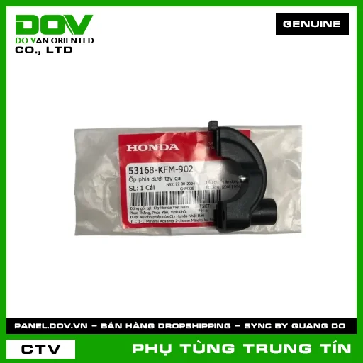 ỐP PHÍA DƯỚI TAY GA | 53168-KFM-902 | HONDA (AIR BLADE 125, BLADE 110, FUTURE 125, LEAD 125, SH MODE, WAVE ALPHA 110, WAVE RSX 110) — 53168KFM902
