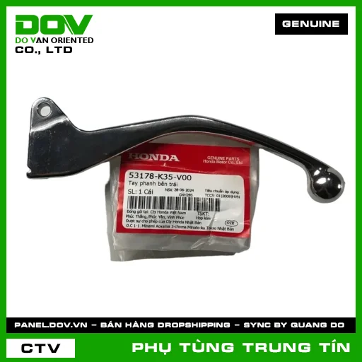 TAY PHANH BÊN TRÁI | 53178-K35-V00 | HONDA (PCX, PCX 125, PCX 125/150) — 53178K35V00