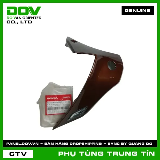 Bộ ốp trái nắp trước tay lái * | 53200-KTG-V00ZC | HONDA (SH) — 53200KTGV00ZC