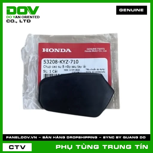 CHỤP CAO SU B NẮP SAU TAY LÁI | 53208-KYZ-710 | HONDA (FUTURE 125) — 53208KYZ710