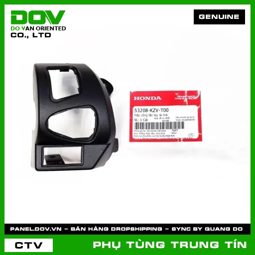 NẮP CÔNG TẮC TAY LÁI TRÁI | 53208-KZV-T00 | HONDA (DREAM 110) — 53208KZVT00