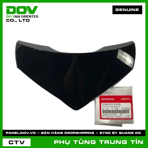 BỘ ỐP TRÊN NẮP TRƯỚC TAY LÁI | 53280-KYZ-V01ZA | HONDA (FUTURE) — 53280KYZV01ZA