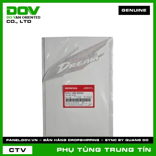 TEM YẾM *R150* | 64311-GBG-B20ZD | HONDA (DREAM) — 64311GBGB20ZD