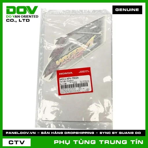 TEM YẾM *R150CU* | 64311-KFV-790ZA | HONDA (SUPER DREAM) — 64311KFV790ZA