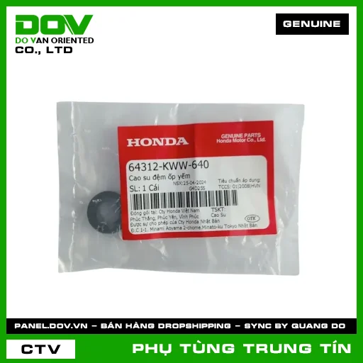 CAO SU ĐỆM ỐP YẾM | 64312-KWW-640 | HONDA (BLADE 110, CB650R, CBR650R, REBEL 300, REBEL 500, SUPER CUB C125, VARIO 160, WAVE ALPHA 110, WAVE RSX 110, WINNER 150, WINNER R, WINNER X) — 64312KWW640